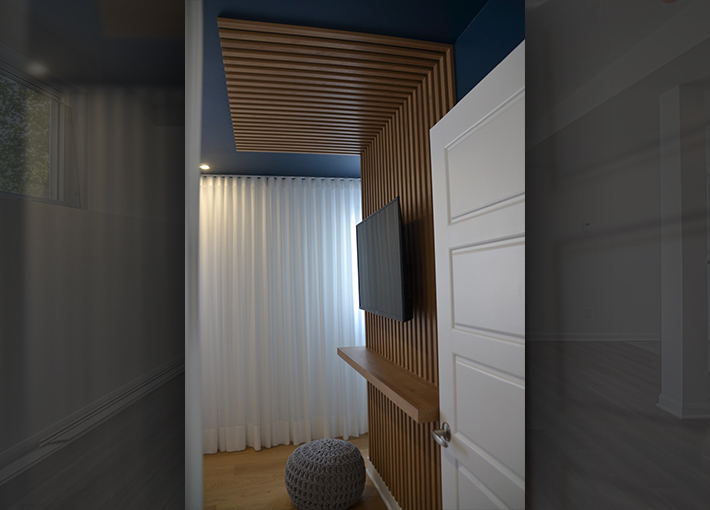 Finition rénovation sous-sol Boisbriand.