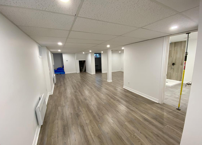 Rénovation sous-sol St-Jérôme.